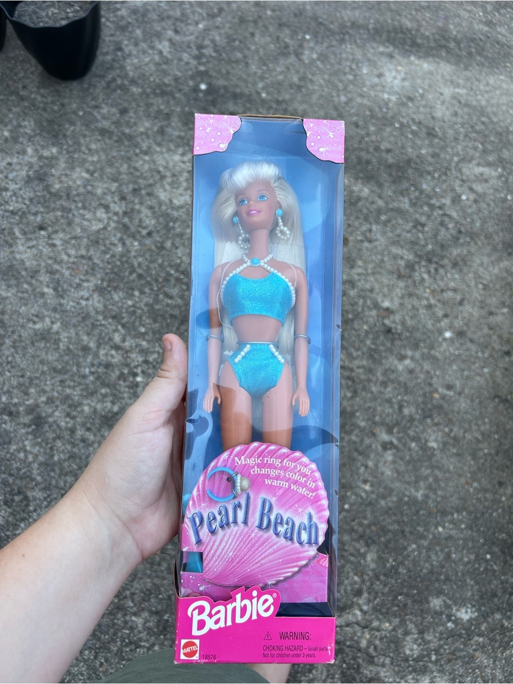 Barbie Pearl Beach vintage 1997 new in box blonde blue swimsuit